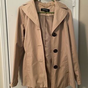 Ellen Tracy Trench Coat Classic Style Size Small